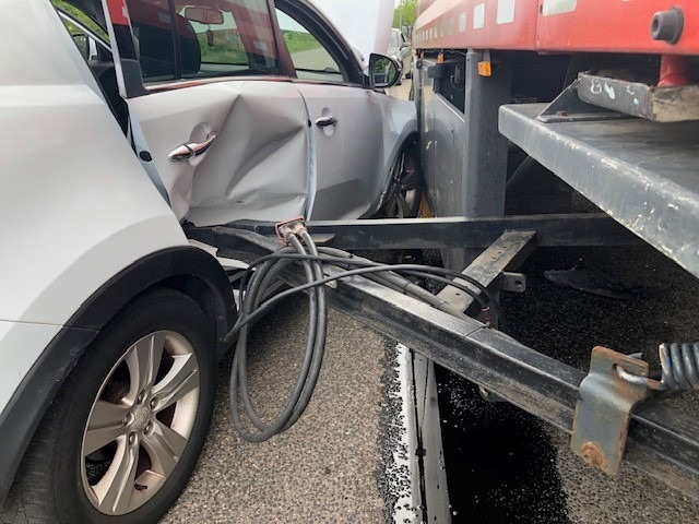 POL-PDTR: Verkehrsunfall mit glücklichem Ausgang