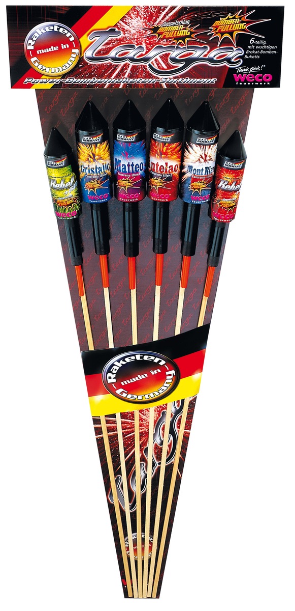 Silvesterfeuerwerk &quot;Made in Germany&quot; ist der Trend für 2006 / Produktion läuft an allen drei deutschen WECO-Standorten auf Hochtouren