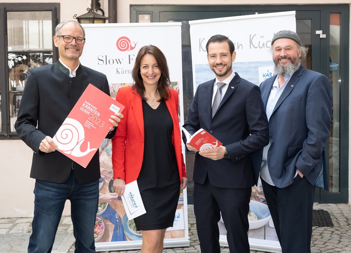 Slow Food Kärnten Guide 2023: der kulinarische Reisebegleiter der Kärnten Werbung