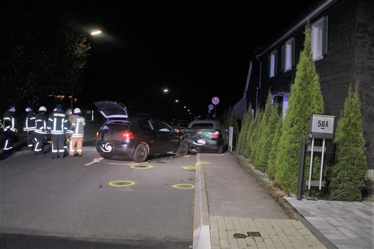 POL-RBK: Burscheid - Unfall unter Alkoholeinfluss - 15.000 Euro Schaden