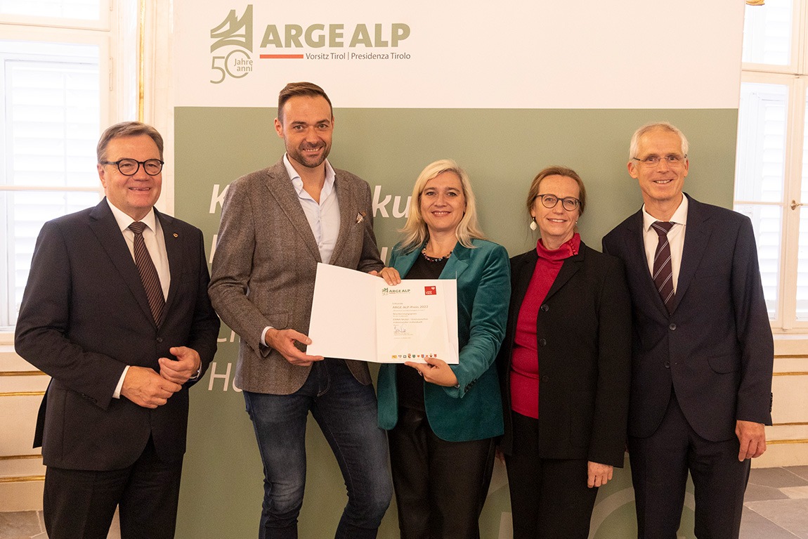 Alpenländer-Verbund vergibt Klimaschutzpreis an „EMMI-MOBIL“ - Auszeichnung heute bei Regierungschefkonferenz der ARGE ALP in Innsbruck