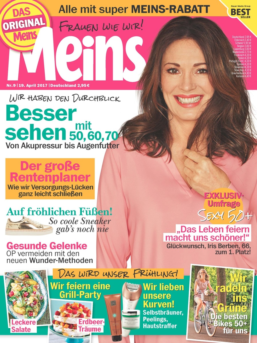 Iris Berben ist die Frau 50plus mit dem größten Sex-Appeal - vor Veronica Ferres und Andrea Berg