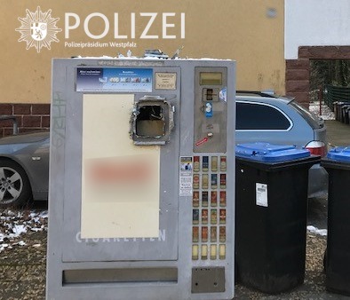 POL-PPWP: Automat aufgebrochen