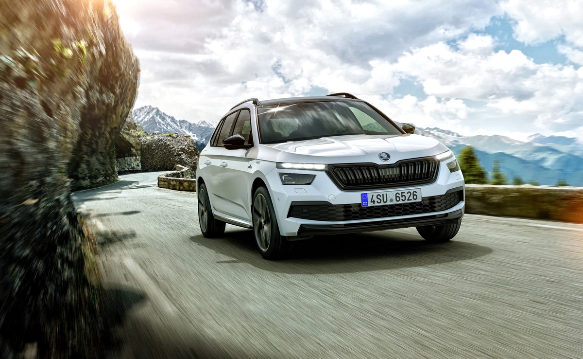 City-SUV trifft auf Rallye-Historie: Premiere für den SKODA KAMIQ MONTE CARLO auf der IAA 2019 (FOTO)