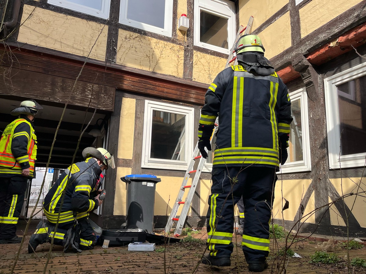 FW Celle: Einsatz in der Altstadt während des Wasa-Lauf s