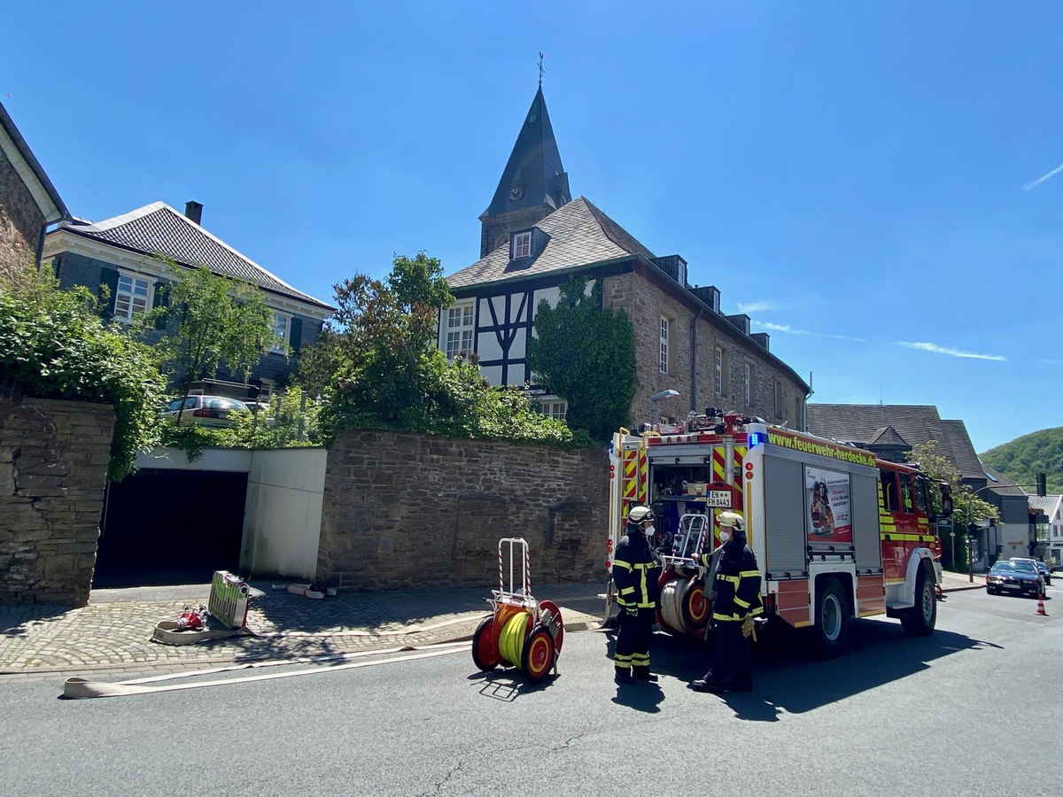 FW-EN: Angeblicher Tiefgaragenbrand in der Innenstadt