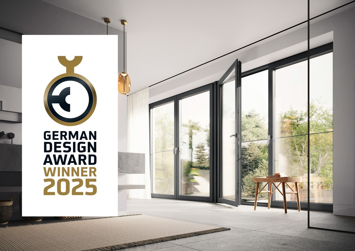 Ausgezeichnete Fensterlösung ARTEVO TERRA: REHAU Window Solutions ist „Winner“ des German Design Award 2025