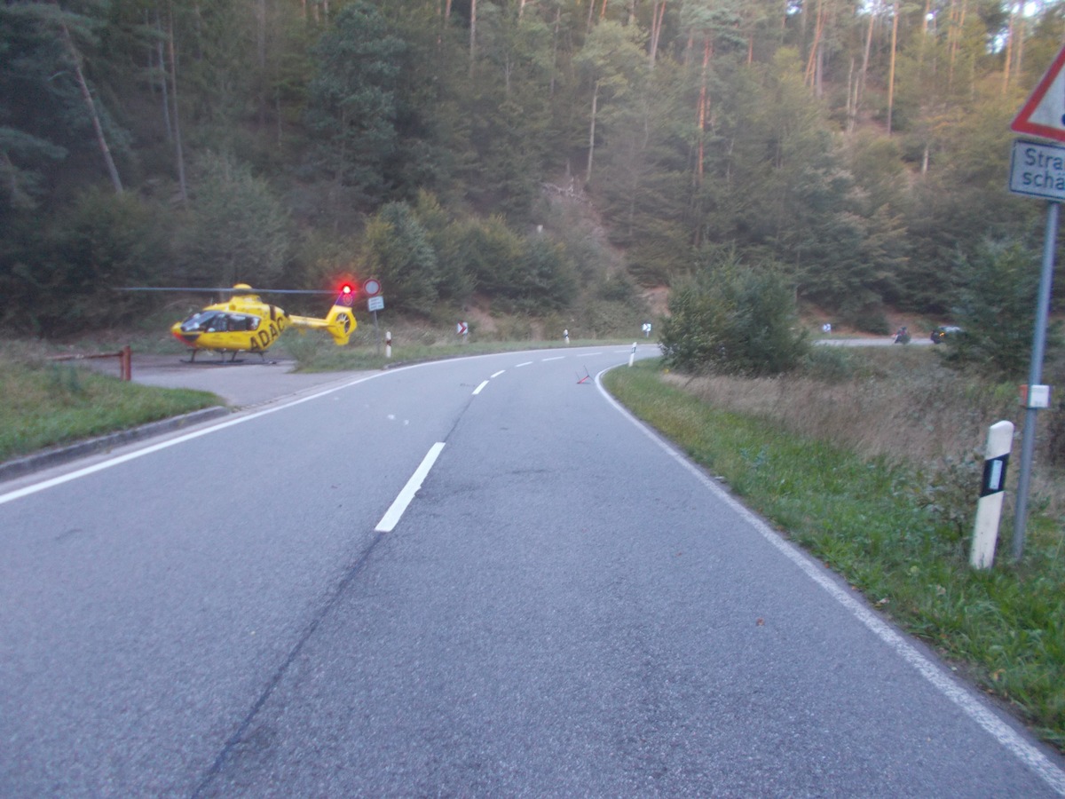 POL-PDNW: Motorradfahrer verunglückt