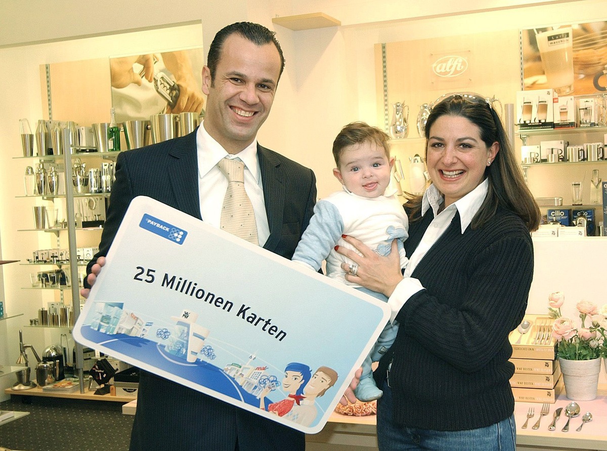 Romina Portelli ist die 25-millionste PAYBACK Karteninhaberin