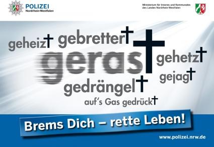 POL-BN: Wir wollen Sie und Ihre Familie vor schweren Unfällen schützen.
Hier die Geschwindigkeitskontrollen für den Zeitraum  vom 25.03. bis 29.03.2019: