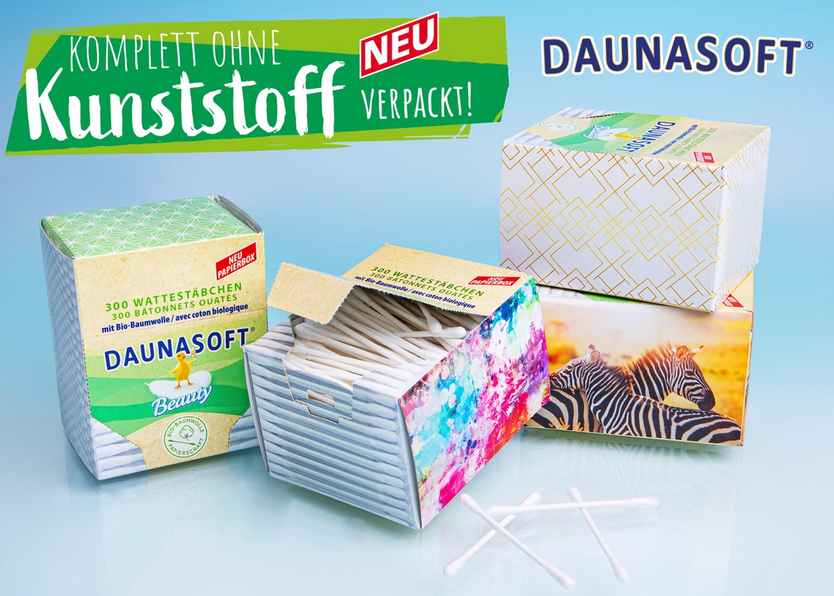 NORMA macht DAUNASOFT-Wattestäbchen 100 Prozent plastikfrei / Umweltfreundlich mit Bio-Baumwolle (FOTO)