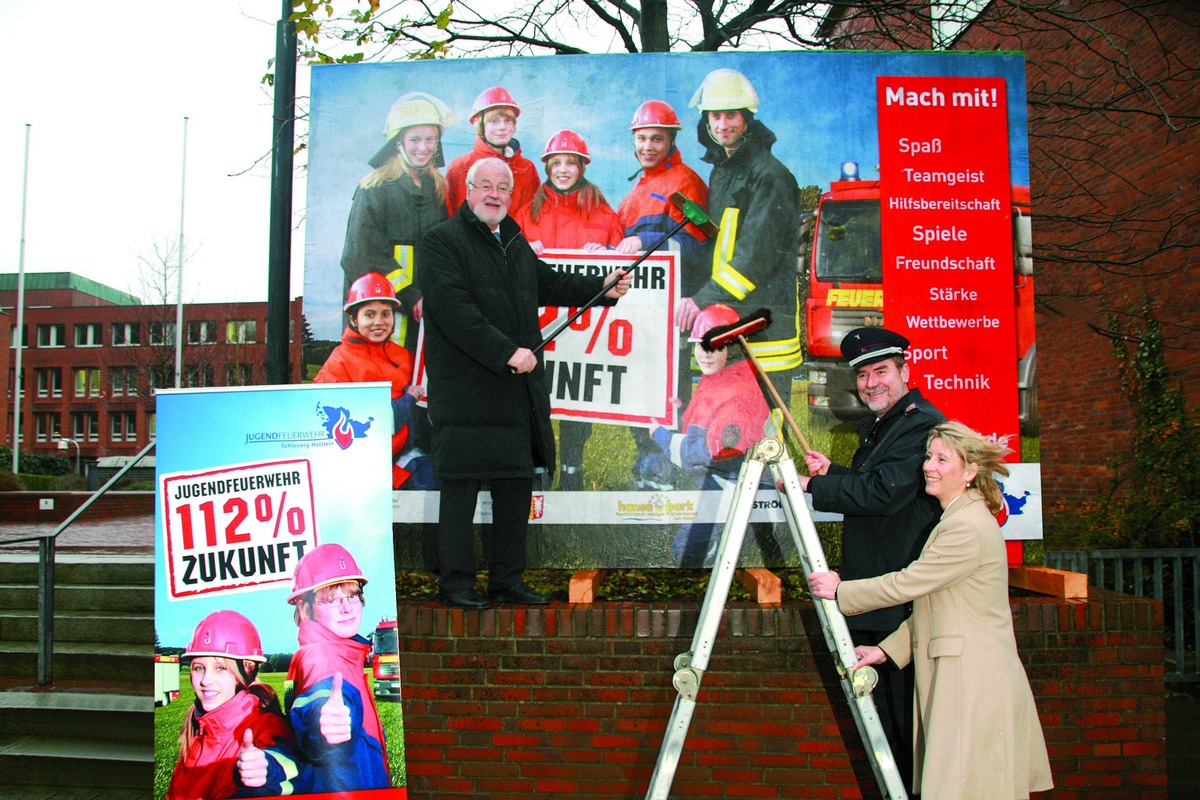 FW-LFVSH: Feuerwehr startet Plakataktion zur Nachwuchsgewinnung