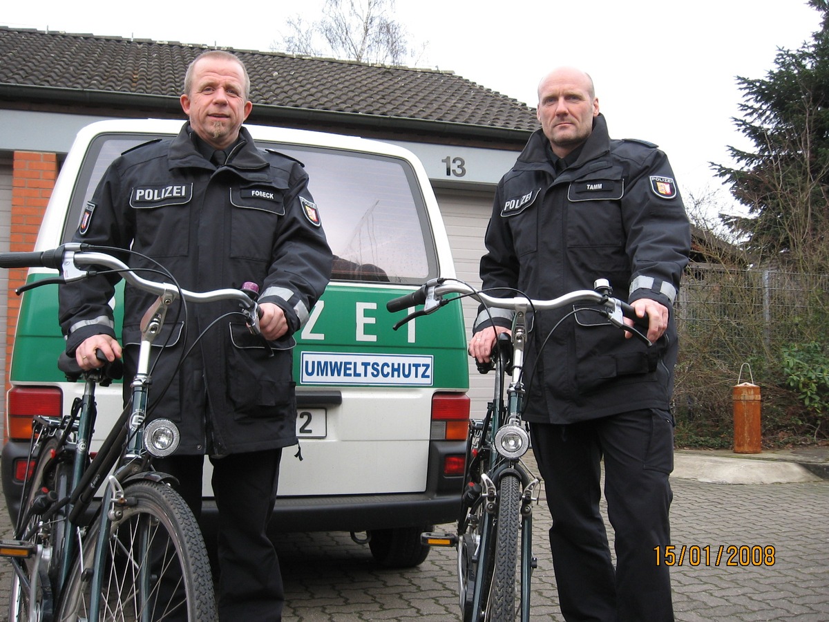 POL-SE: Autofreier Sonntag - Polizei auf Fahrradstreife