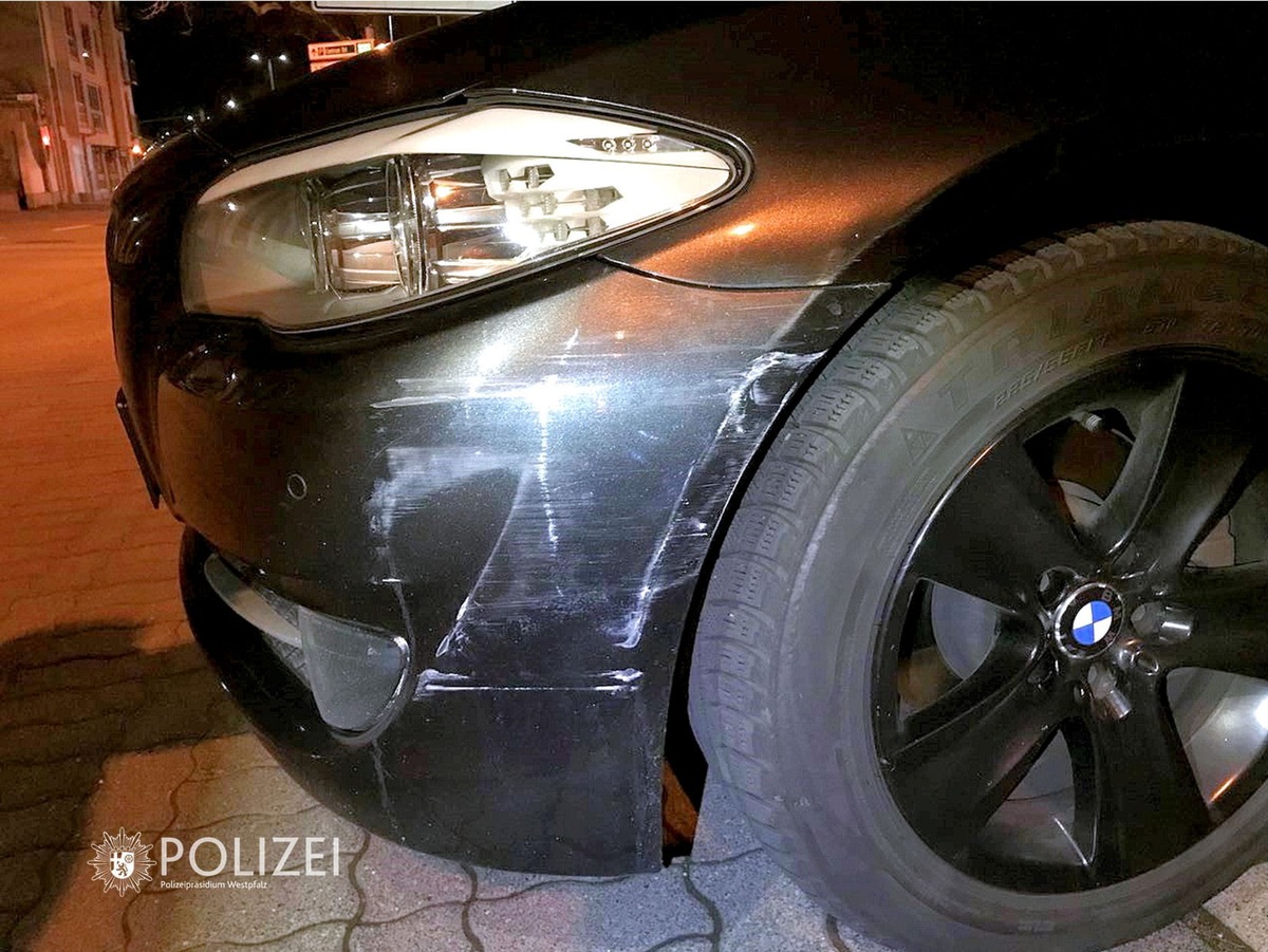 POL-PPWP: Wer hat den BMW gestreift?