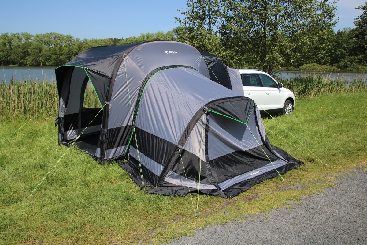 Simply Clever reisen mit dem SKODA Campingzelt