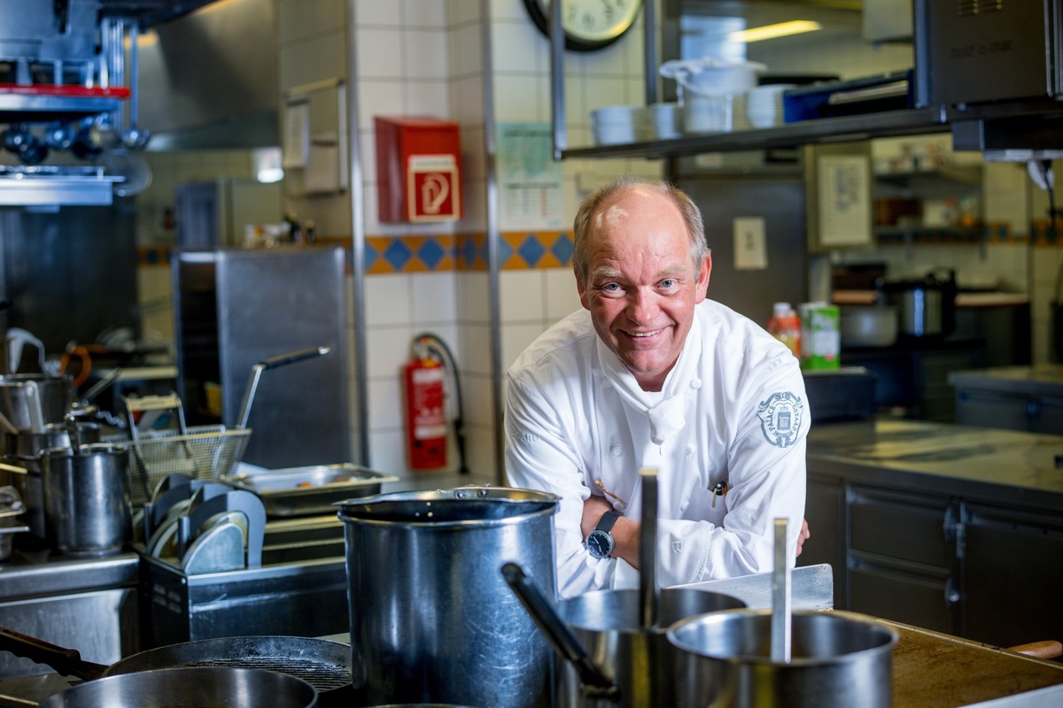 Eine weitere Krönung: Franz W. Faeh holt im Gstaad Palace seinen 16. Punkt