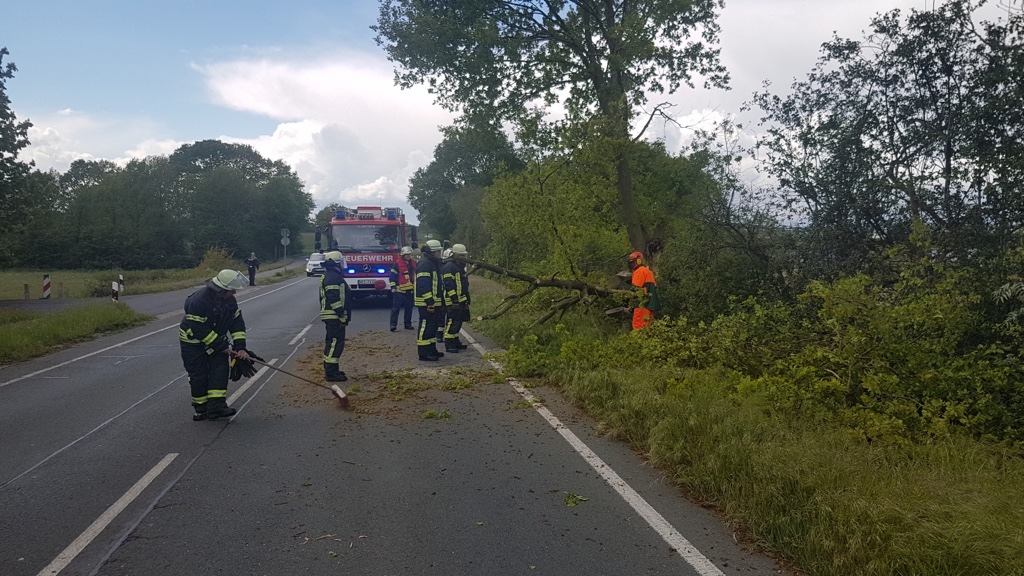 FW-Schermbeck: Sturmschaden ließ Feuerwehr ausrücken