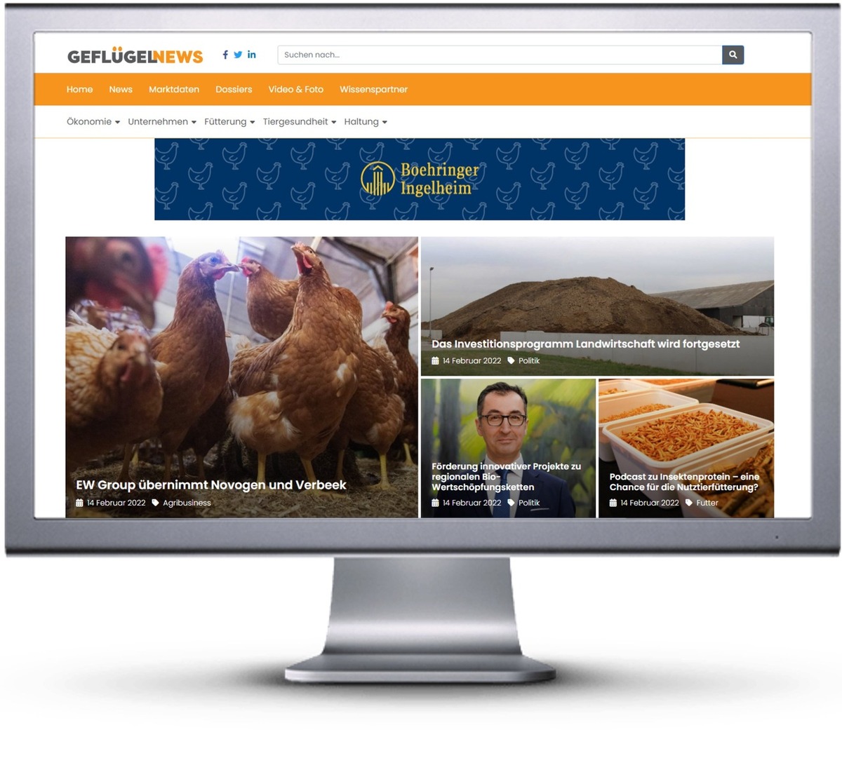 Neue Plattform für Geflügelhalter: www.geflügelnews.de