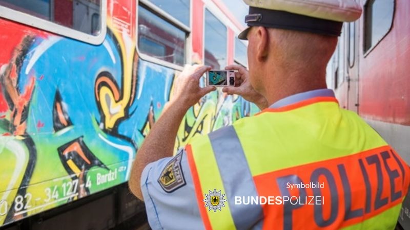 Bundespolizeidirektion München: 15-jähriger Grafftisprayer gefasst