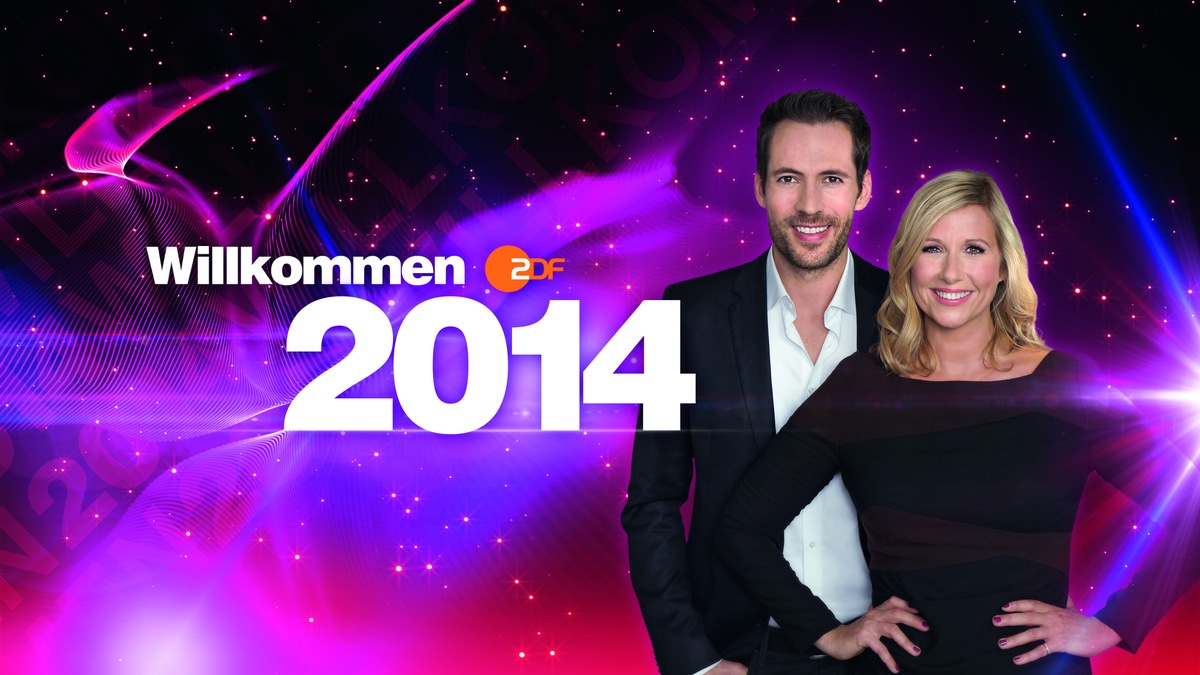 &quot;Willkommen 2014&quot; im ZDF - das Silvester-Event /  Andrea Kiewel und Alexander Mazza live am Brandenburger Tor (FOTO)