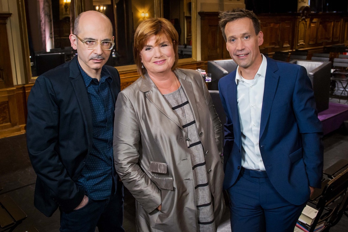 &quot;Das Literarische Quartett&quot; im ZDF mit Axel Hacke als Gast (FOTO)