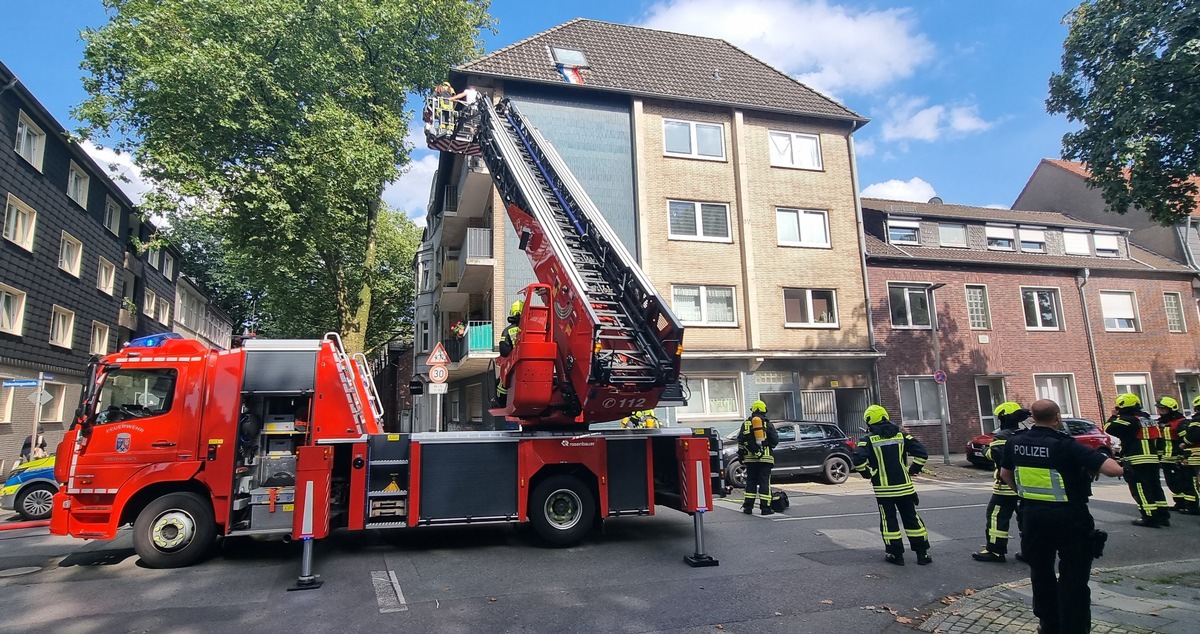 FW-OB: Kellerbrand auf der Siebenbürgen Straße