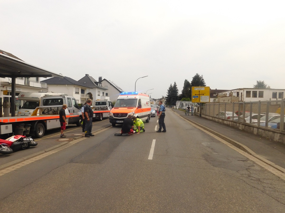 POL-PDMY: Rollerfahrerin bei Verkehrsunfall schwer verletzt