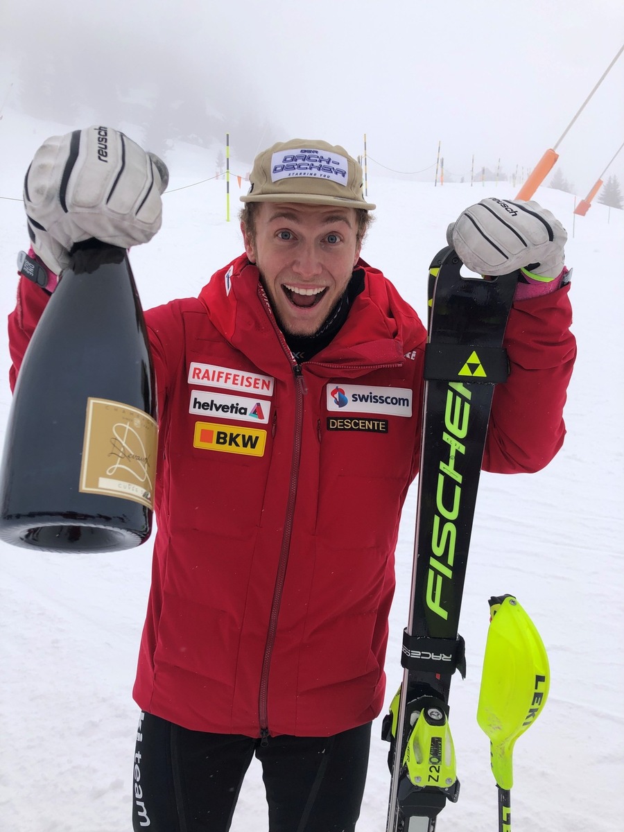 Europacup Sieg im Slalom – Dachdecker Fadri Janutin auf dem Weg zur Spitze