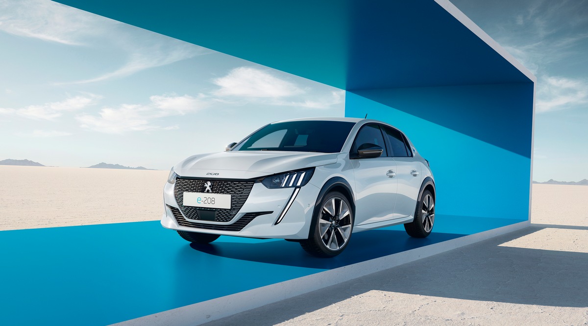 Der neue 100 Prozent elektrische PEUGEOT e-208* / Stärker, effizienter und bis zu 400 km Reichweite