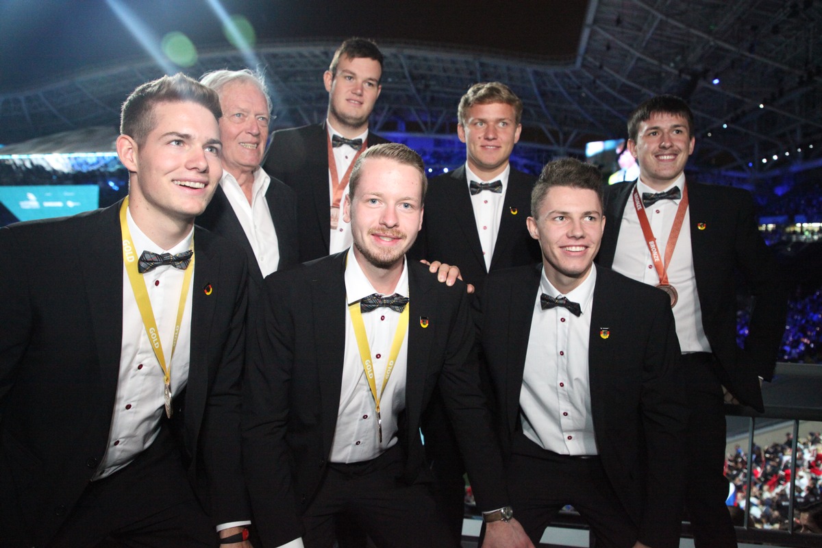 WorldSkills 2019 in Kasan ist beendet / Nationalteam Deutsches Baugewerbe mit zweimal Gold und einmal Bronze erfolgreich