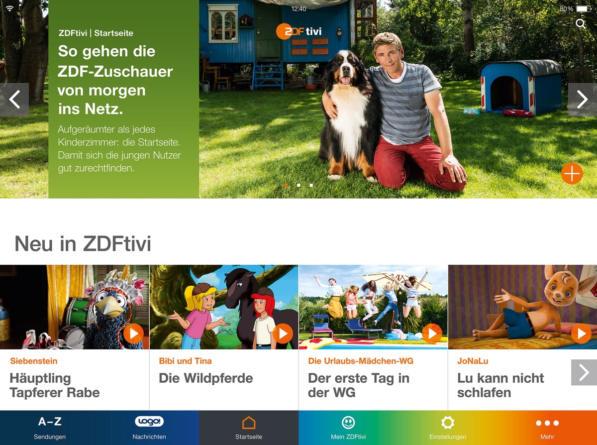 Die neue ZDFtivi-App: Relaunch des Online-Angebots für Kinder und Jugendliche - kostenlos und werbefrei (FOTO)