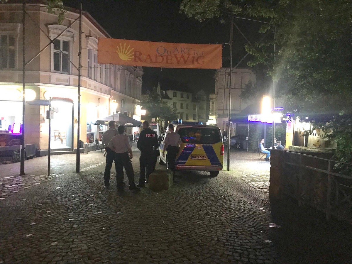 POL-HF: Sondereinsatz in der Innenstadt - 
Polizeipräsenz für mehr Sicherheit