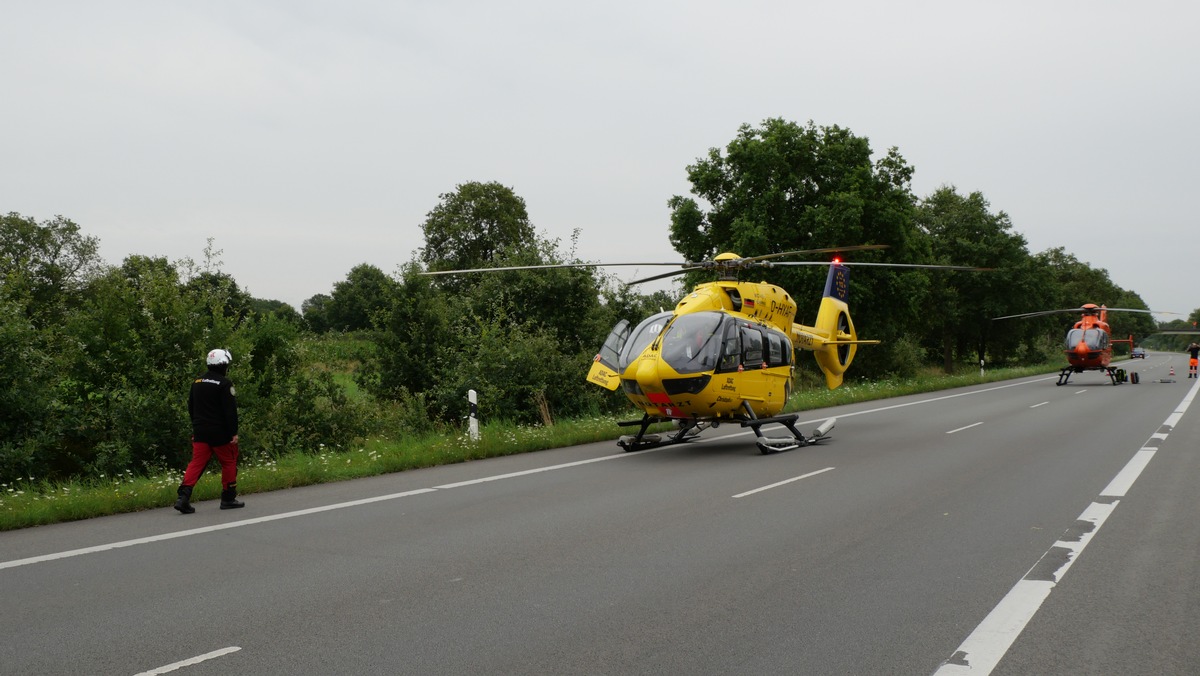 FW-SE: Schwerer Verkehrsunfall mit 7 verletzten Personen