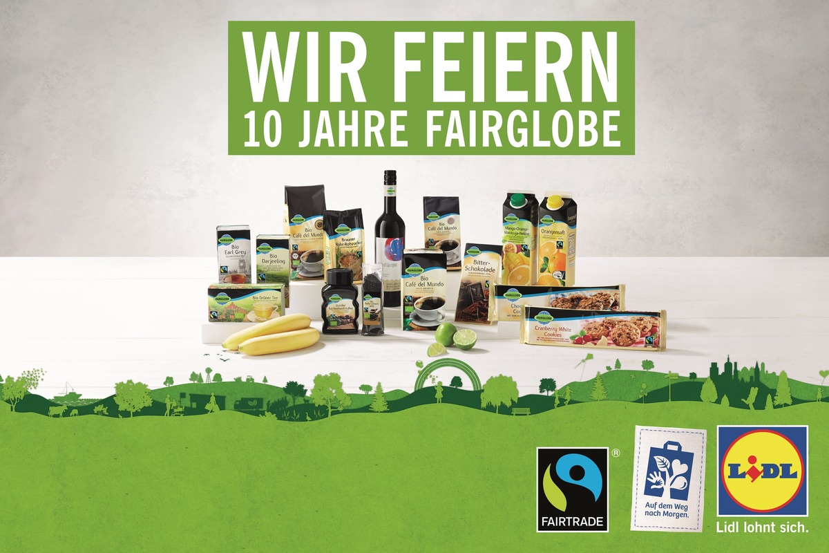 Lidl und Fairtrade - 10 Jahre starke Partnerschaft / 10. Geburtstag der Lidl-Eigenmarke &quot;Fairglobe&quot; - Fairtrade-Projekt für Kaffeebauern in Bolivien - Lidl-Mitarbeiter werden zu &quot;Fairglobe&quot;-Botschaftern