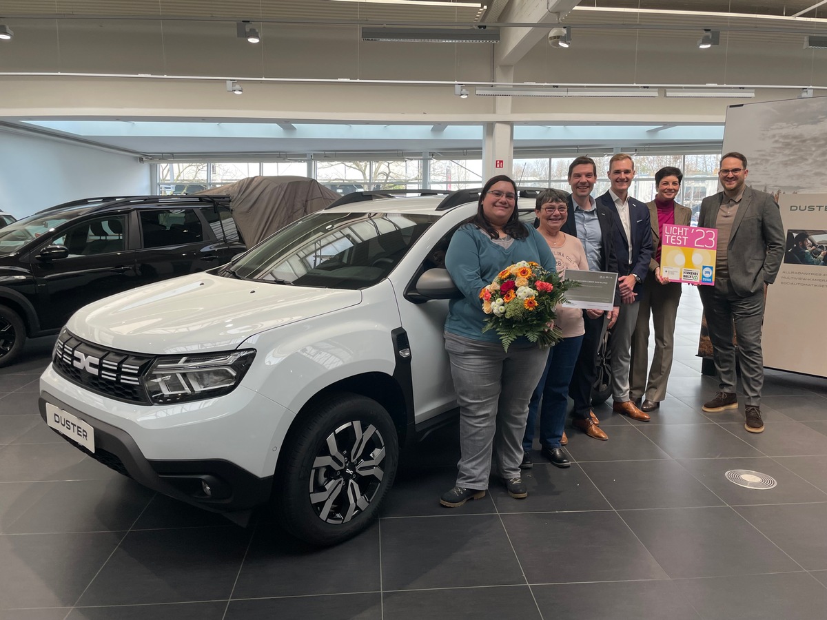 Licht-Test-Gewinn: Dacia Duster Expression geht nach Limburg