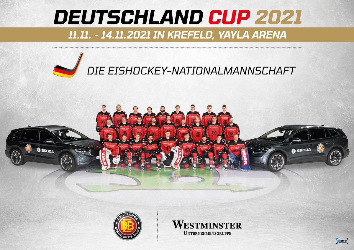Deutschland Cup: SKODA begleitet das Vier-Nationen-Turnier als Sponsor und Fahrzeugpartner