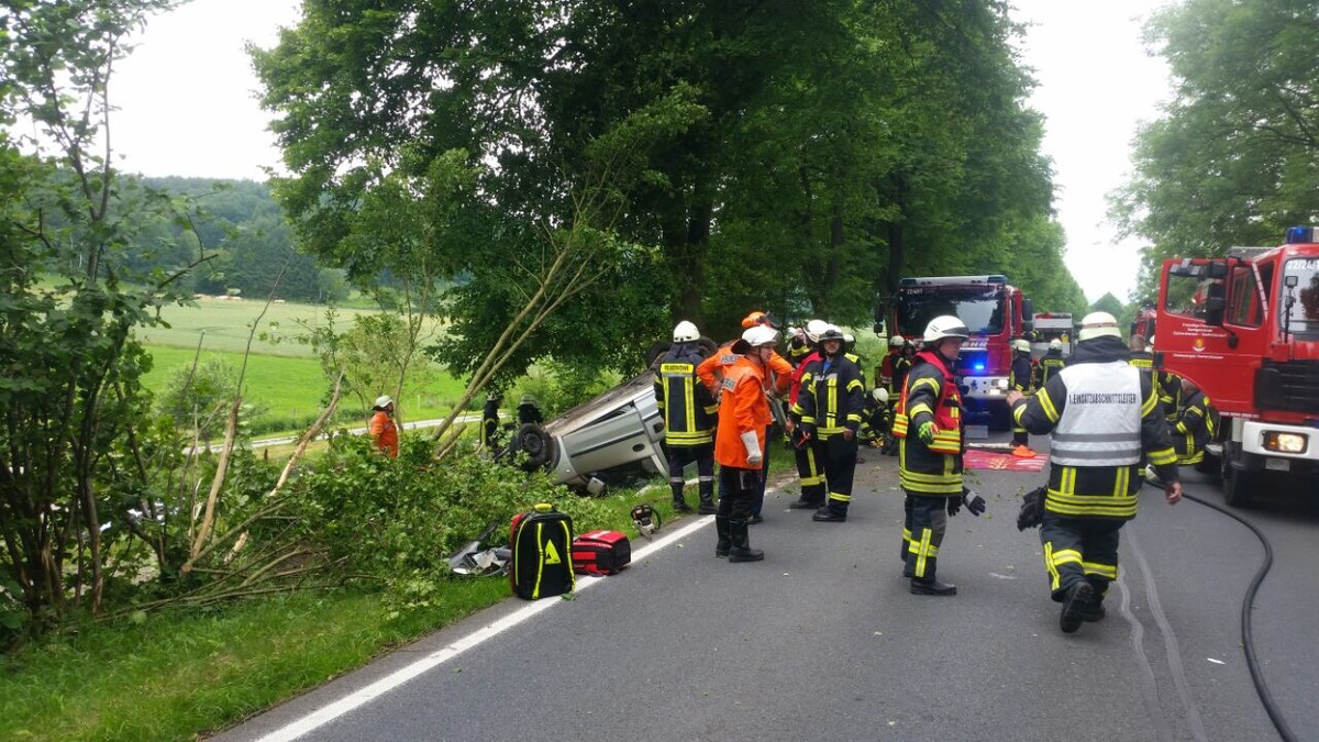 POL-HM: Verkehrsunfall mit schwer verletzter Person