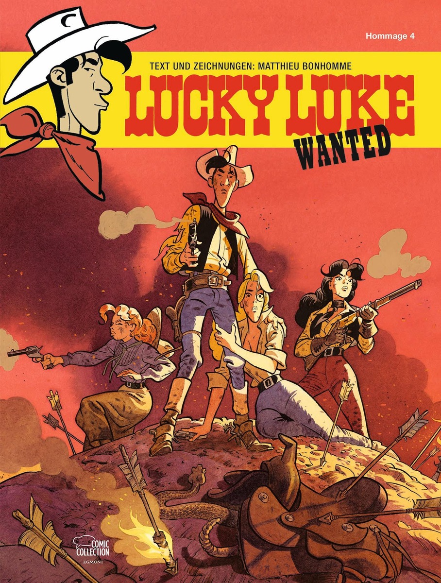 WANTED! Alle wollen Lucky Luke: Die neue Hommage von Matthieu Bonhomme erscheint