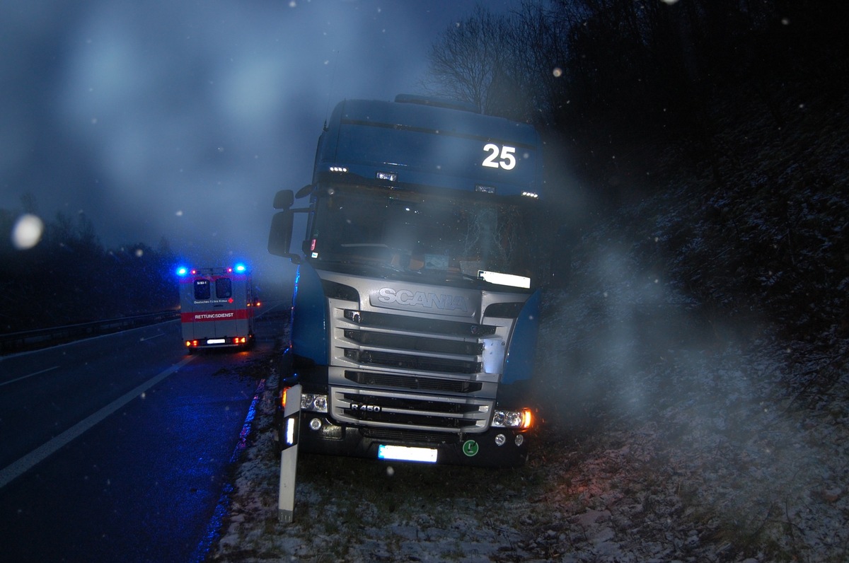 POL-PDKL: LKW-Geisterfahrer auf der A 62; Zeugen gesucht...