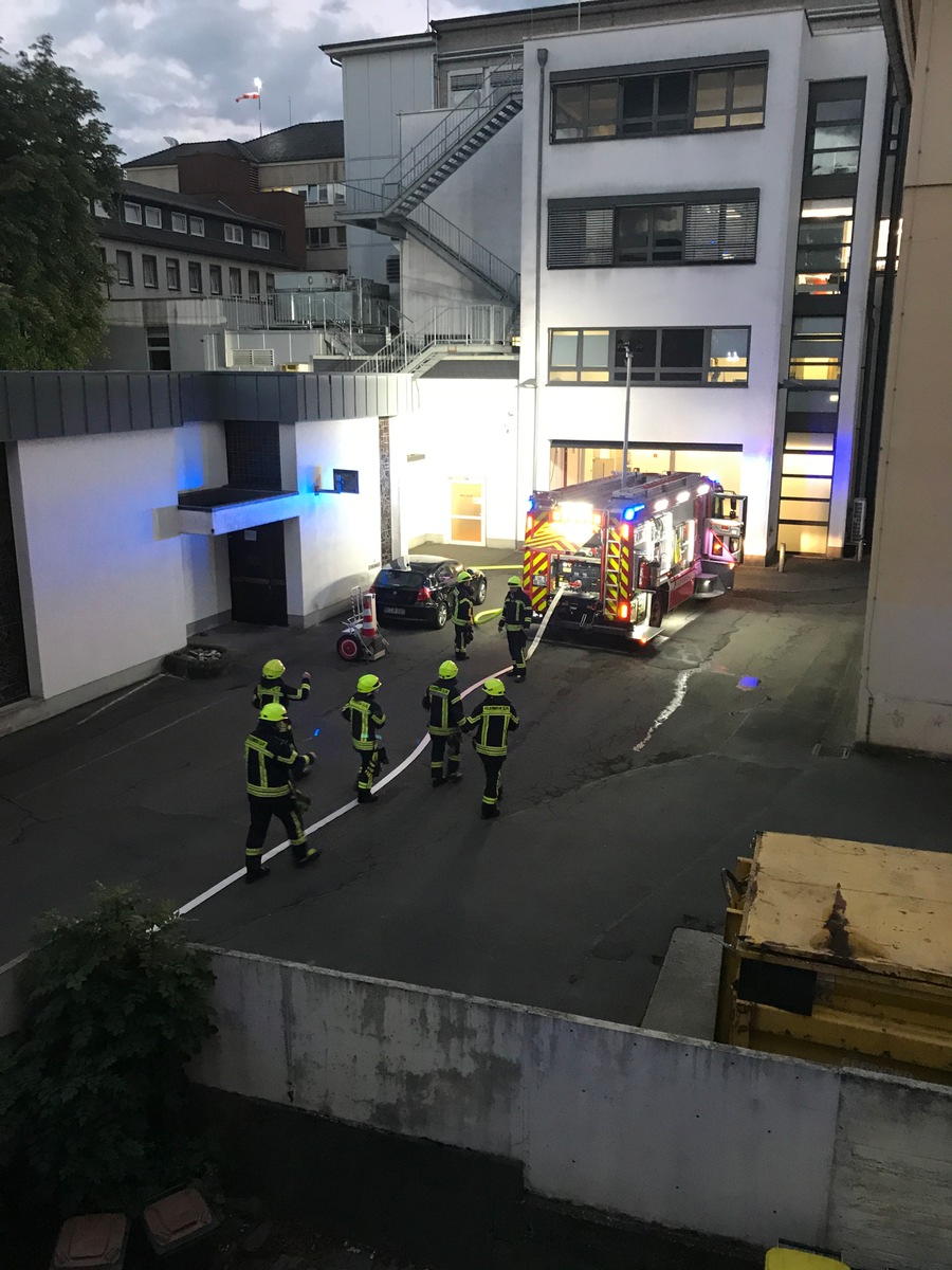 FW-OE: Einsatz am Olper Krankenhaus