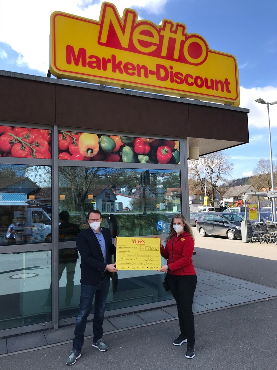 Netto-Spendenkonzept in Ihrer Region: Kundenspenden für SV Schmidmühlen