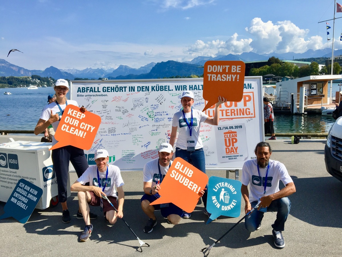 Medienmitteilung: &quot;Gemeinsam gegen Littering: Luzern zeigt&#039;s den Abfallsündern&quot;