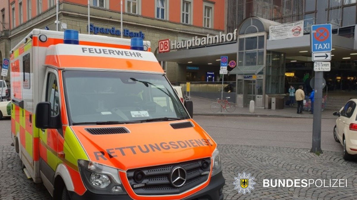 Bundespolizeidirektion München: Drogenkonsument greift am Hauptbahnhof Bundespolizisten und Rettungskräfte an