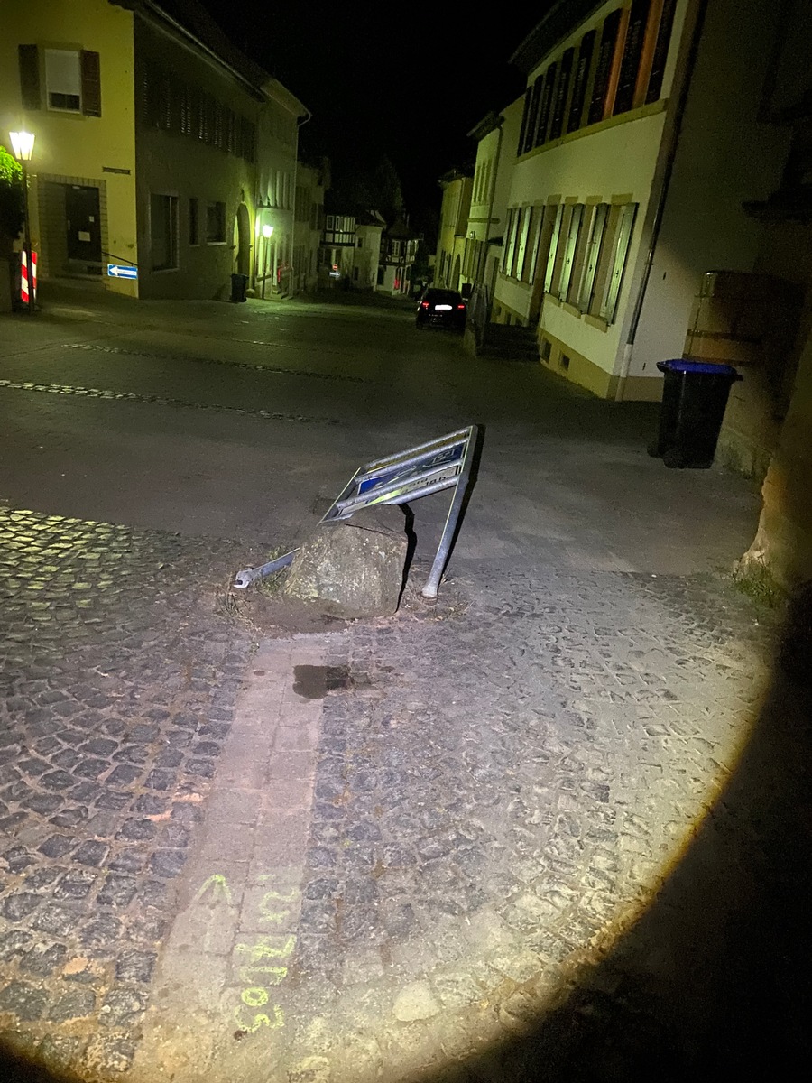 POL-PDKL: Unfall unter Alkoholeinfluss