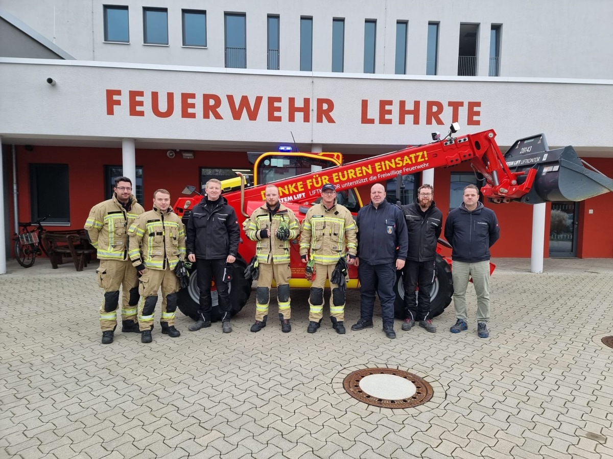 FW Lehrte: Vorerst letzte Aktualisierung zur Hochwasserlage im Stadtgebiet Lehrte Stand 28.12.2023 - 19:00 Uhr