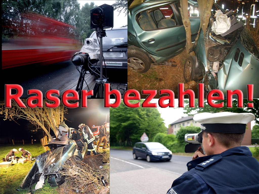 POL-VIE: Kreis Viersen: Geschwindigkeitskontrollen vom 04.03. - 10.03.2019
Raser bezahlen!