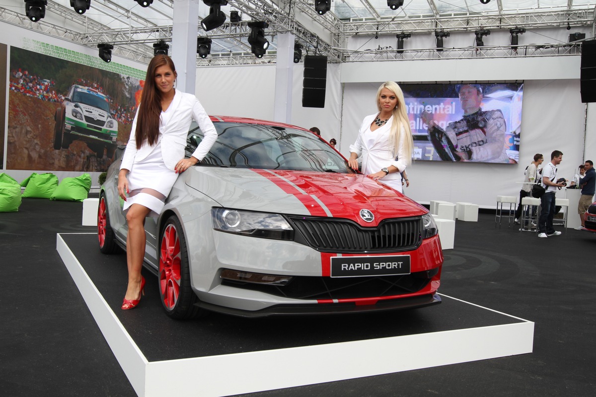 SKODA zeigt fünf Sportler am Wörthersee (BILD)