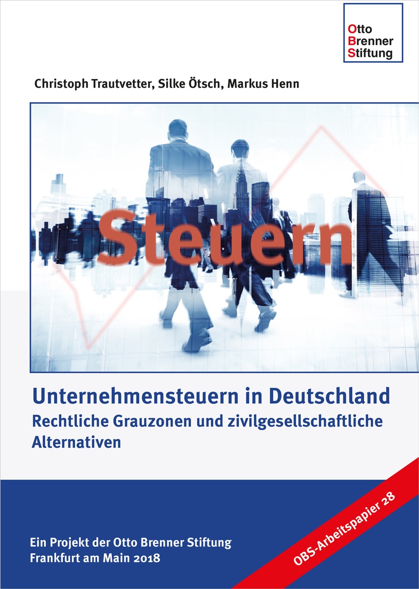 OBS-Studie schlägt &quot;Steuer-Siegel&quot; für faire Unternehmen vor