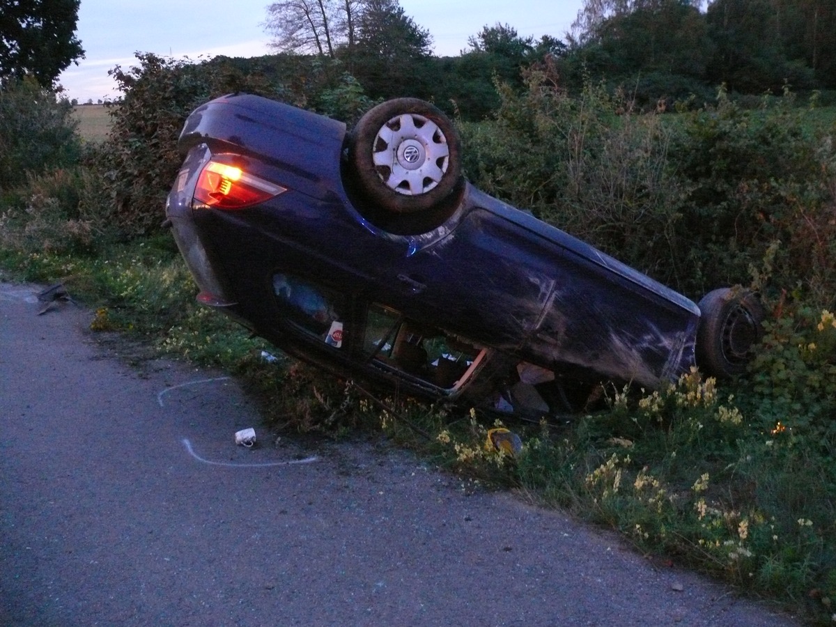 POL-DN: Schon wieder: Schwerer Unfall auf der gesperrten B 56