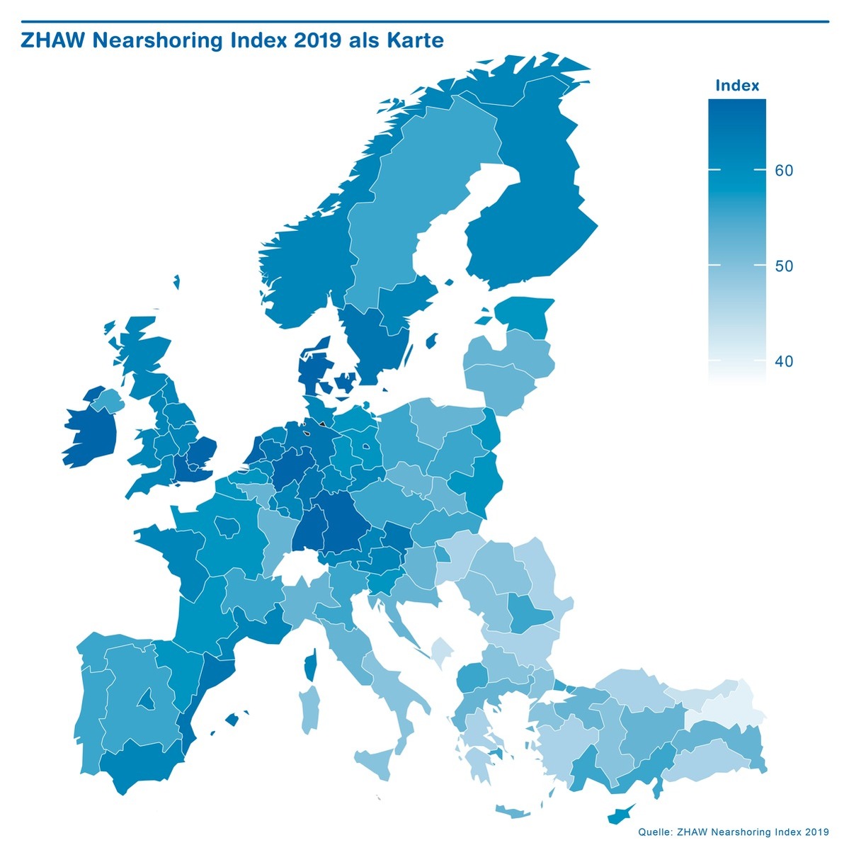 IT-Offshoring: London und Bayern schlagen Warschau und Bratislava